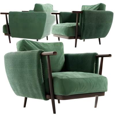 现代单人沙发-35